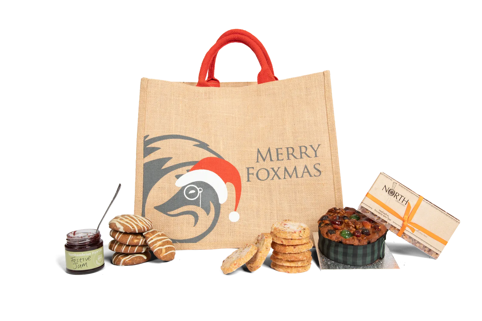 Festive and Foxy gift bag
