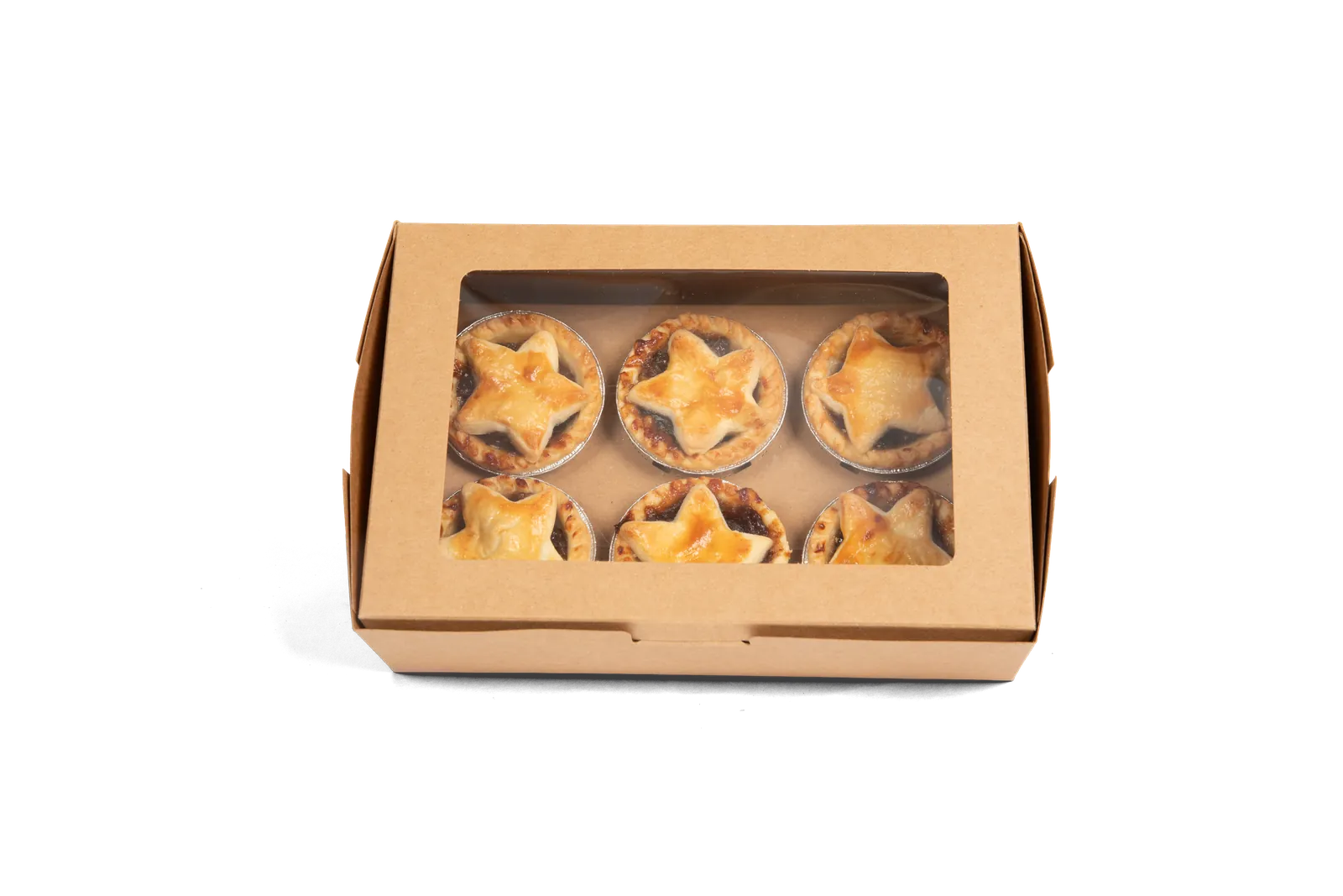 Box of six sweet mince pies