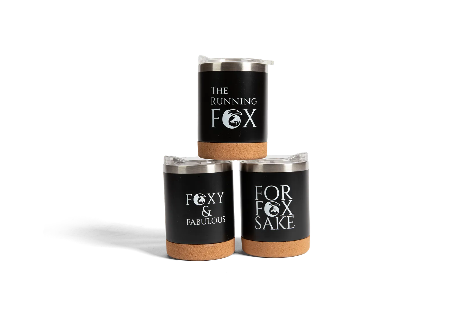Running Fox travel mugs