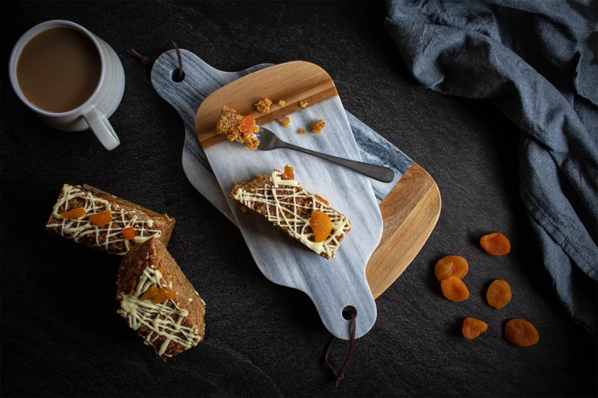 Recipe Apricot Ginger White Chocolate Flapjack