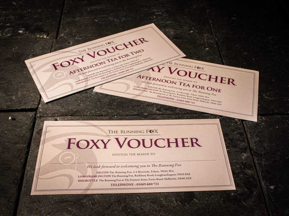 Gift Voucher - The Running Fox