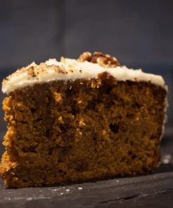 Carrot & Walnut Cake Slice