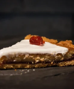 Cherry Bakewell Tart Slice
