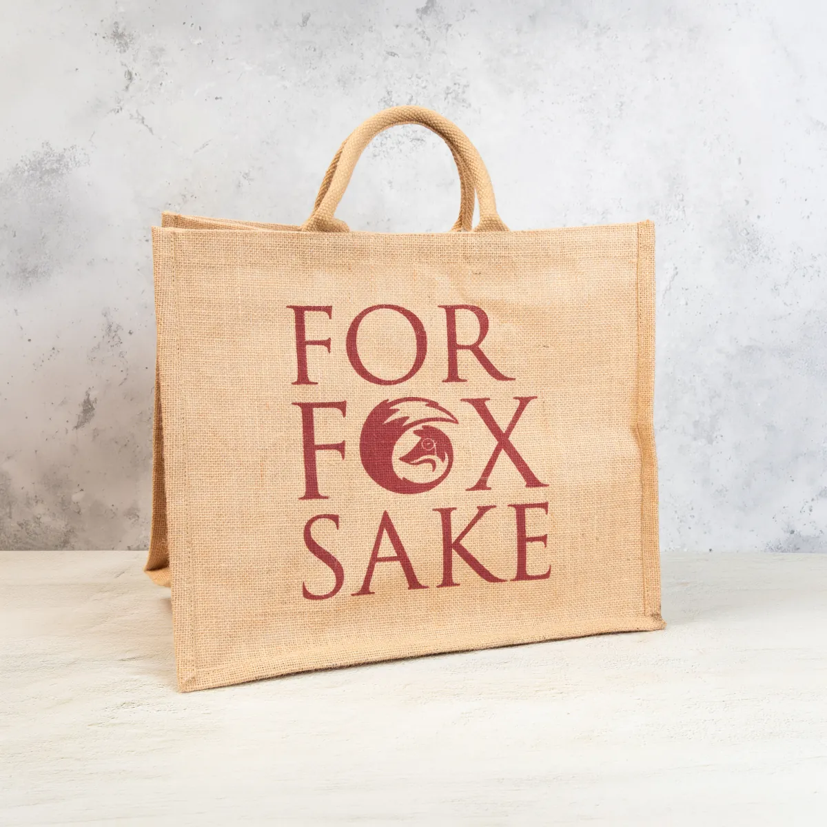 For Fox Sake Jute Bag