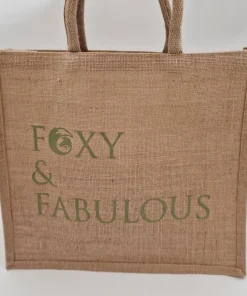 Jute Shopping Bag Foxy and Fabulous