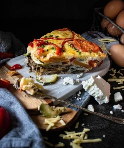 No Added Gluten Roast Vegetable Frittata