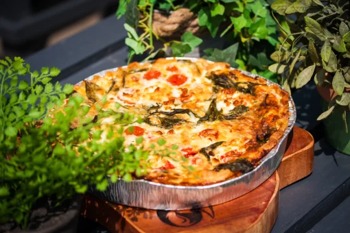 Spinach and Feta Quiche