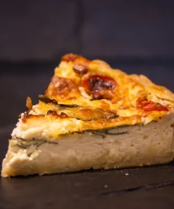 Spinach and Feta Quiche Slice