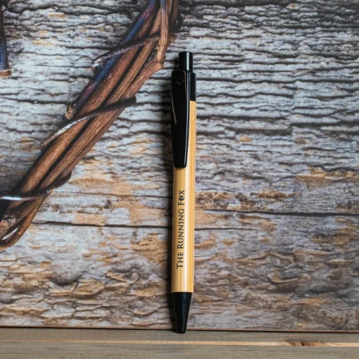 The Running Fox Bamboo Pen