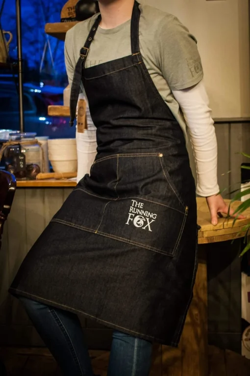 The Running Fox Denim Apron