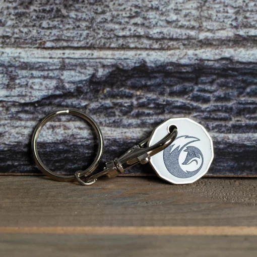 The Running Fox Trolley Coin Keyring