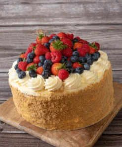 Vanilla Berry Celebration Cake