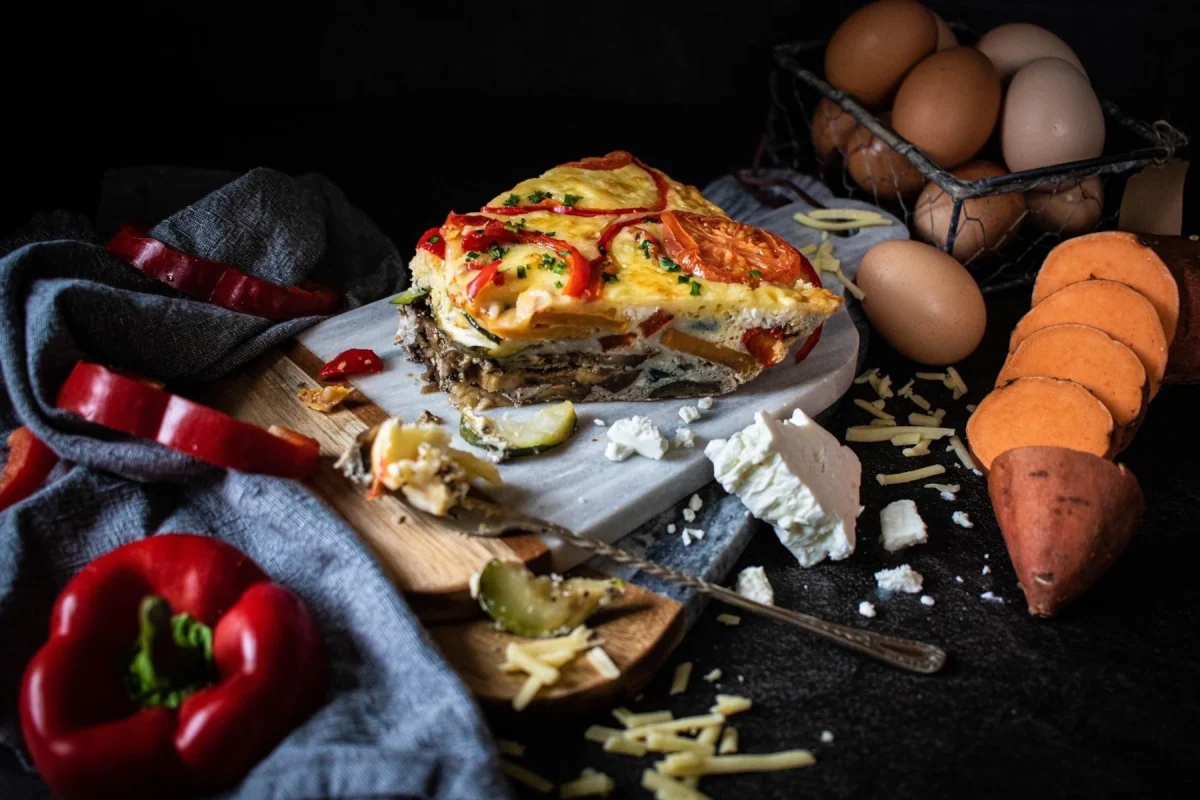 Roasted Vegetable Fritatta Recipe