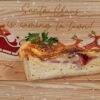 Bacon, Brie and Cranberry Quiche Slice