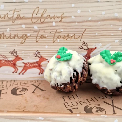 Mini Crispy Christmas Pudding