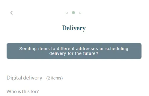 Gift Card - Delivery