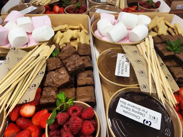Brownie Fondue Box for Two