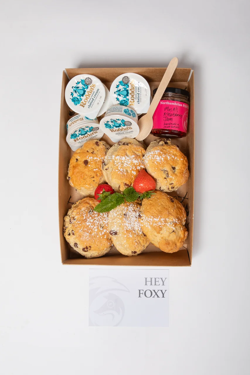 Running Fox Buffets - Sweet Scones with Cream and Jam